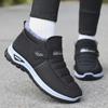 Women's Winter Velcro Fleece-Lined Ankle Boots - Warm Cotton Snow Shoes
