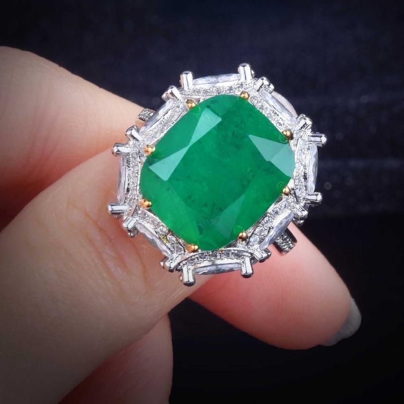 Sace Gems Classic Copper Alloy Zircon Ring Ladies Jewelry Wedding Promise Party Gift