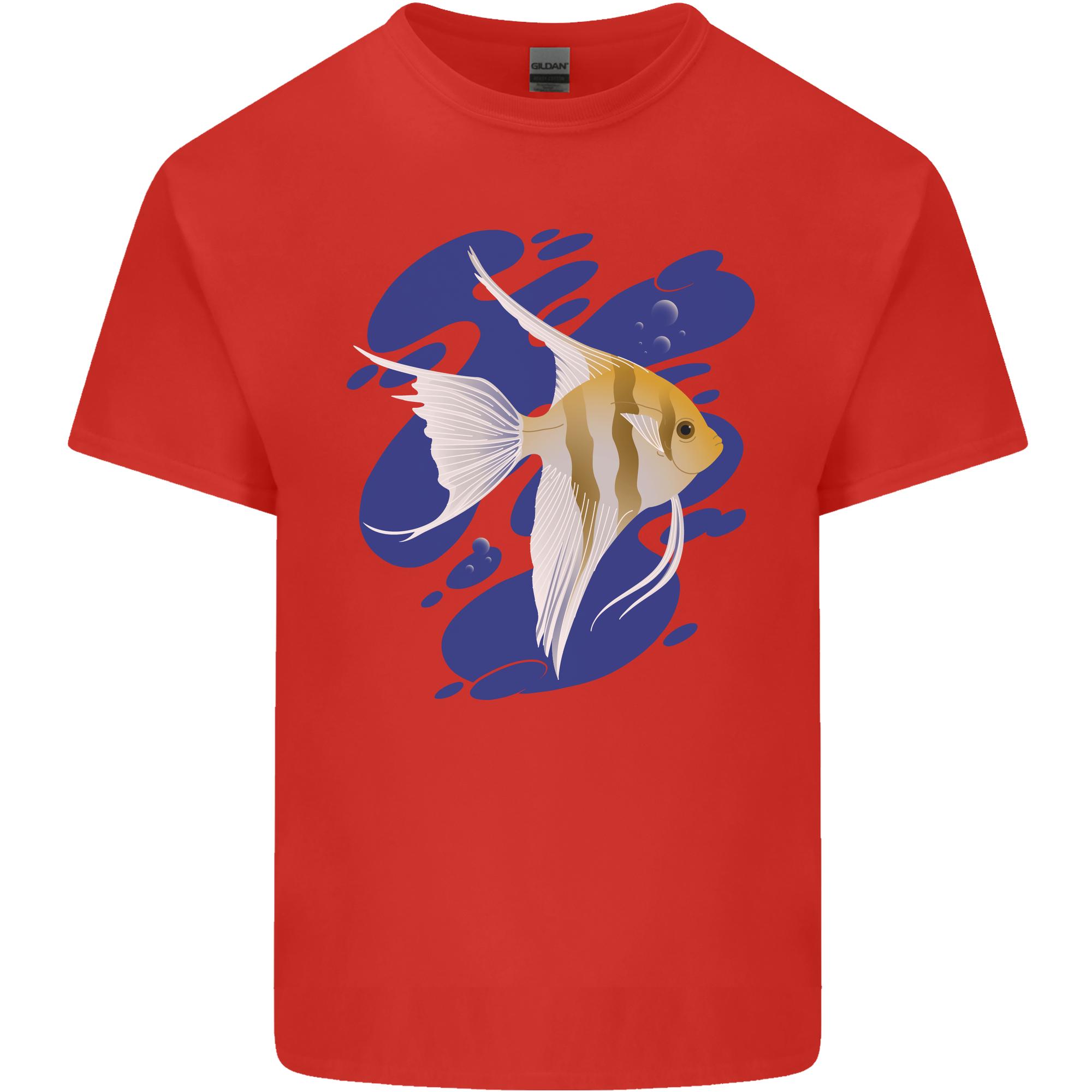 An Angel Fish in the Ocean Unisexs Light Cotton TShirt S