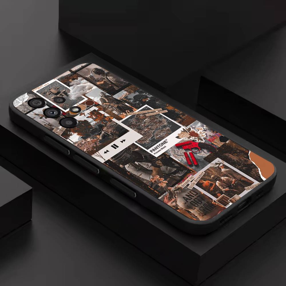 Cute P-PUBG Game Funny Phone Case For Samsung S 9,10,21,30,22,23,24,25,26,Ultra,Plus,Lite,FE,4,5G Black Soft Case