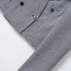 2025 Spring Women's Houndstooth Lapel Short Coat - Versatile Fashion for Commuters