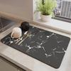 Tappetino da Tavolo da Cucina Tappetino da Caffè Tappetino Assorbente Cucina Bagno Lavanderia Fango Diatomaceo Lavabile Antiscivolo TAPPETINO