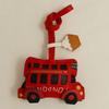 Europa, Amerika, London Bus Ledertasche Anhänger Schlüsselanhänger Zubehör Handgefertigt Kaffeetasse Einfache Tasche Anhänger