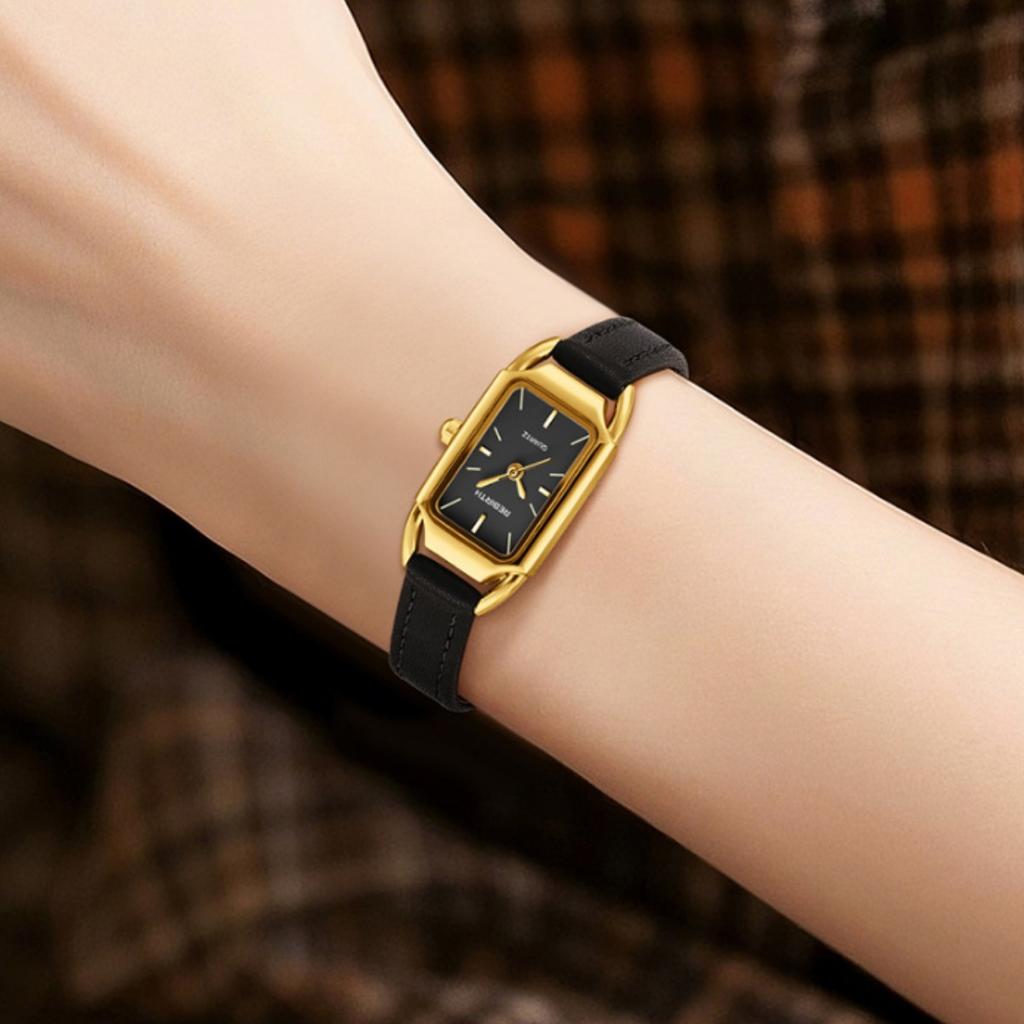 Trendy Quartz Small Square Watch Exquisite Fashion Simple Exquisite Versatile Student Popular Watch Temperament