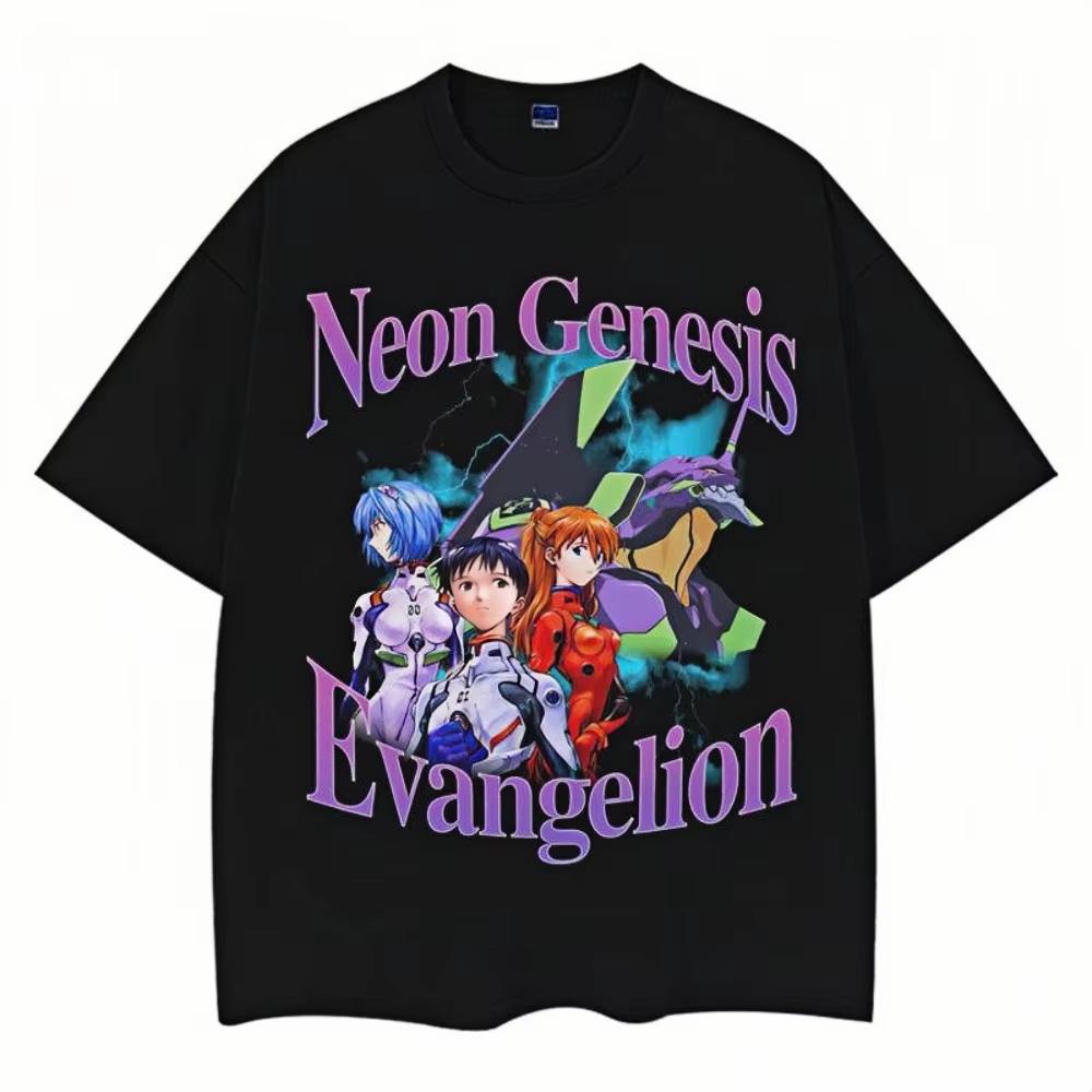 

Neon Genesis Evangelion EVA Vintage Anime TShirt Unisex Urban Graphic Oversized Comfortable Anime Fandom Essential Fan Apparel L