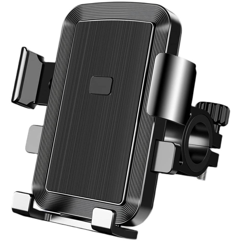 

Motorcycle Phone Mount with 360 Degree Ball Joint Rotation and Shock Absorbing Pads Fits Phones 47 to 71 Inches