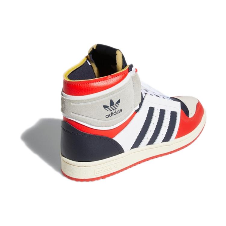 adidas Top Dix de 'White Legend Ink Red' S24116