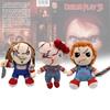 Entzückende Chucky Plüschpuppe Kürbisdesign für Halloween Kreative Dekoration und Geschenke