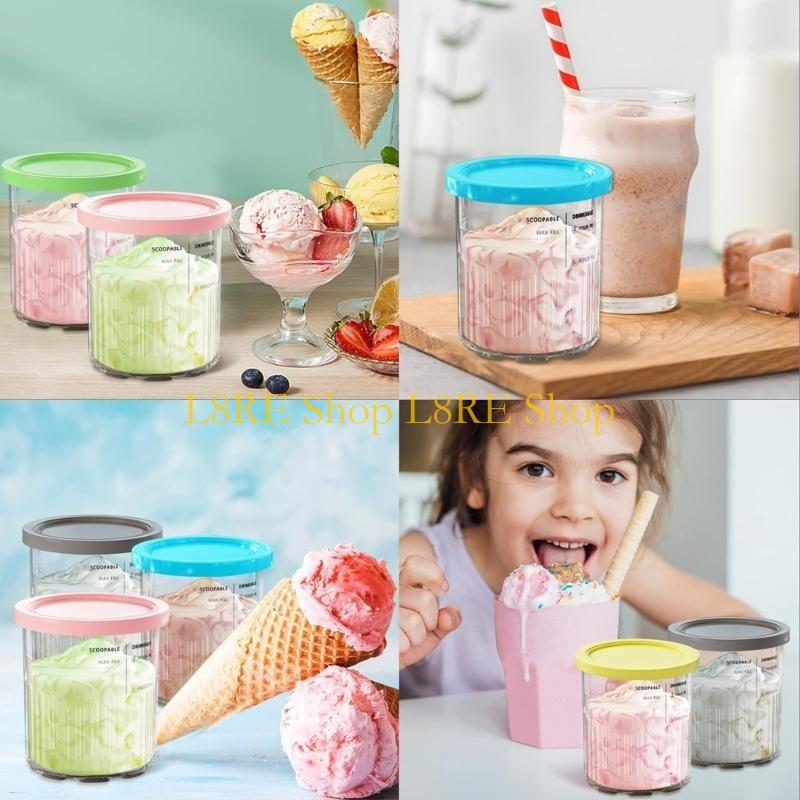 L8RE Dessert Ice Cream Pints Cup Yogurt Storage Freezer for NC500 NC501 Series