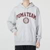 PUMA Winterized Series Kangaroo Pocket Print Hoodie Long Sleeve Sweatshirt Men Tops Grey 539274-04