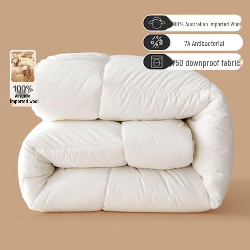 Mercury Home Textiles Xuxi Australische Wolle Antibakterielle Bettdecke