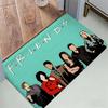 Friends Welcome Floor Mat Cozy Flannel Soft Thick Non-Slip Mat For Living Room Bedroom Kitchen Decor Rugs