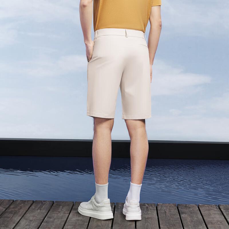 Qipai Men's Cotton Feel Casual Shorts