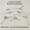 DIY 2-fork Or 3-fork Spring Brackets Fixing Spring Clip Fixing Lampshade Shrapne For Pendant Lamp Lighting fixture Accessories