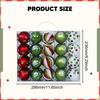 40 Christmas Baubles, Tree Decorations, DIY, Decoration for Year's,
