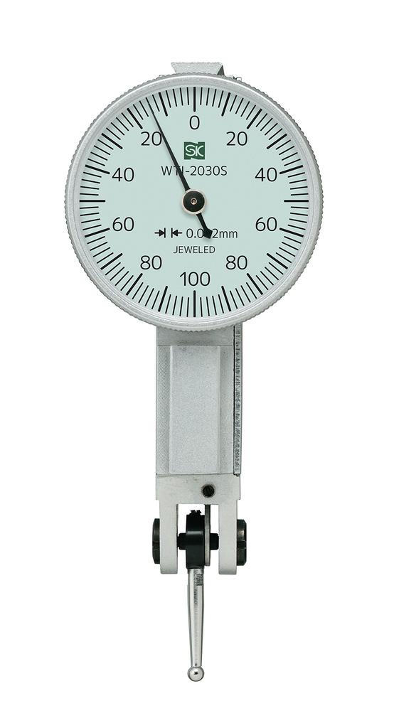 Niigata Seiki SK Dial Steel Graduation Indicator, Ball, 0-0.2mm, 0.002mm, WTI-2030S