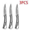 Pocket Fruit Knife, Stainless Steel Folding Outdoor Knife with Non-slip Handle for Kitchen Accessories