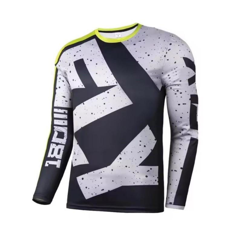 FLY Off-Road Motorcycle Jersey Long Sleeve MTB Cycling T-Shirt Moisture Wicking Breathable Sportswear