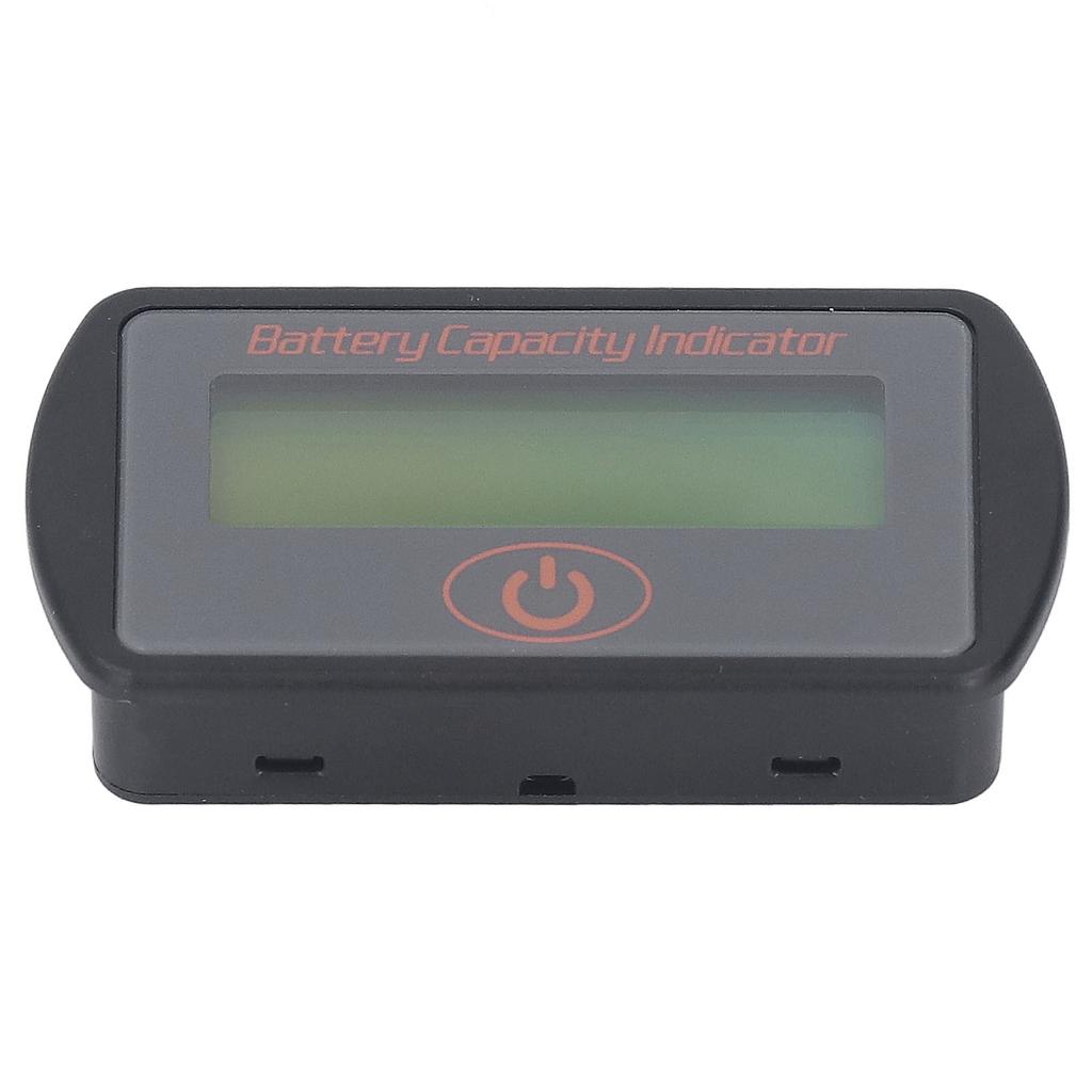 Battery Meter Lightweight Small Size Portable LCD Display Battery Capacity Voltage Indicator 8‑63V 48V