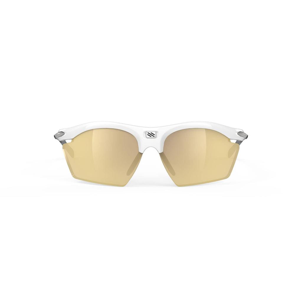 Rudy Project RYDON SLIM Sports White Sunglasses, Gloss/Multi-Laser Gold, SP545769-0000