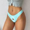 Women's Spring and Summer A Piece of Ice Silk Without Trace Cartoon Sexy Fitness Exercise Yoga Thong Underwear