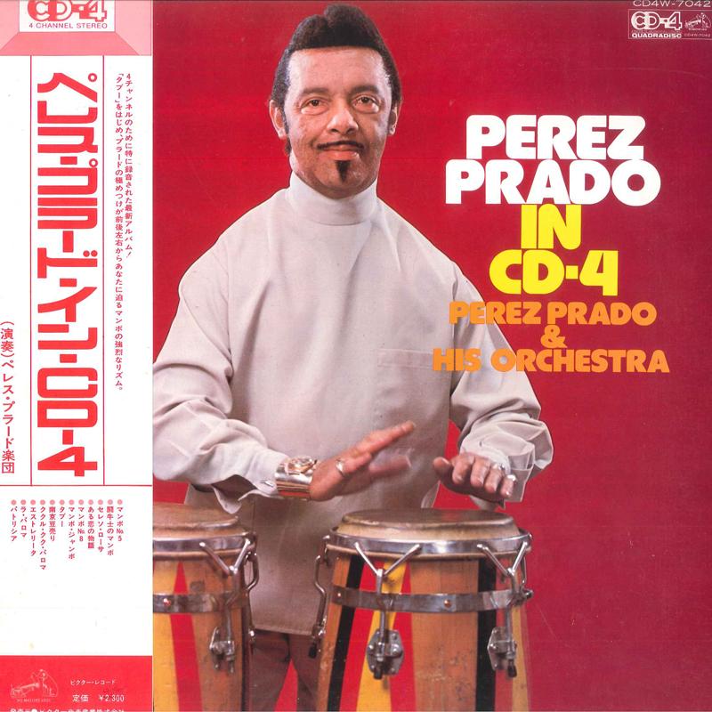 

LP Record PEREZ PRADO - In CD4 CD4W7042 VICTOR 1973 Japan Obi Latin Used