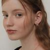 (Silver 925) Party Ribbon Ear Jacket Earrings EC3075