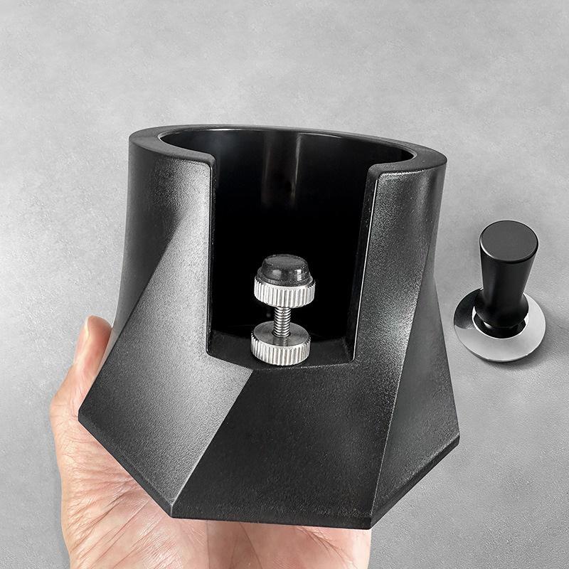 Kaffee-Tamper-Matte Ständer Spiral Höhenverstellbarer Organizer mit rutschfester Unterseite für 51/53/58mm Siebträger Barista Zubehör