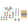 Electronics Components Kit Resistors LEDs Switch Potentiometer Compatible with for Raspberry Pi
