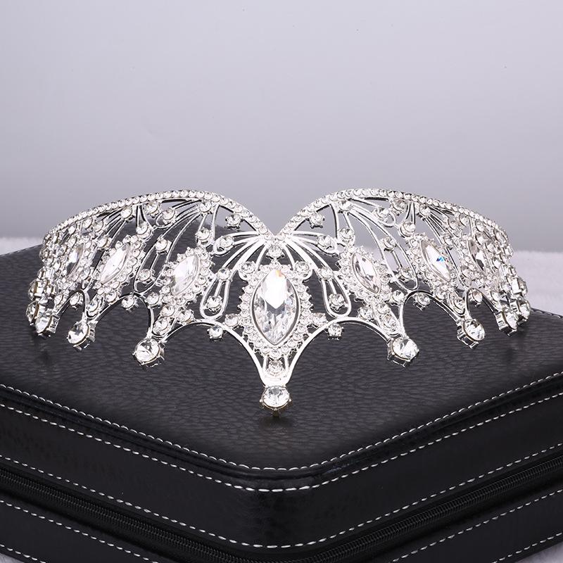 Bridal Crown Tiara Princess Birthday Rhinestone Crown Atmospheric Wedding Dress Accessories