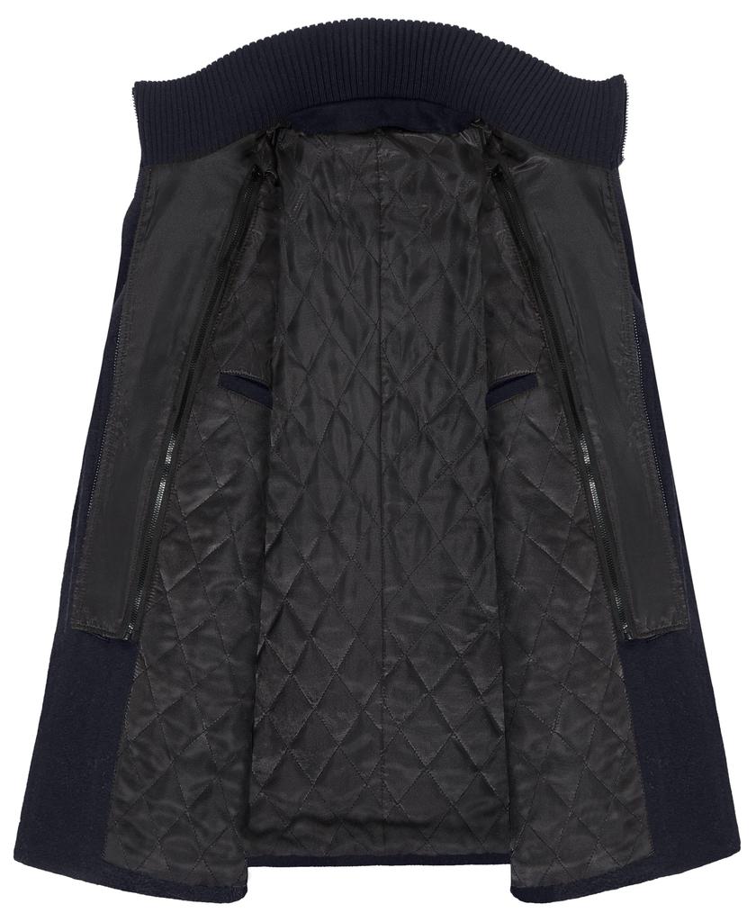 APTRO Winter Military Wool with Quilted Stylish US Blue Men's Peacoat/Windbreaker Lining, Warm, Single-Breasted, Jacket, Size X-Large, Color