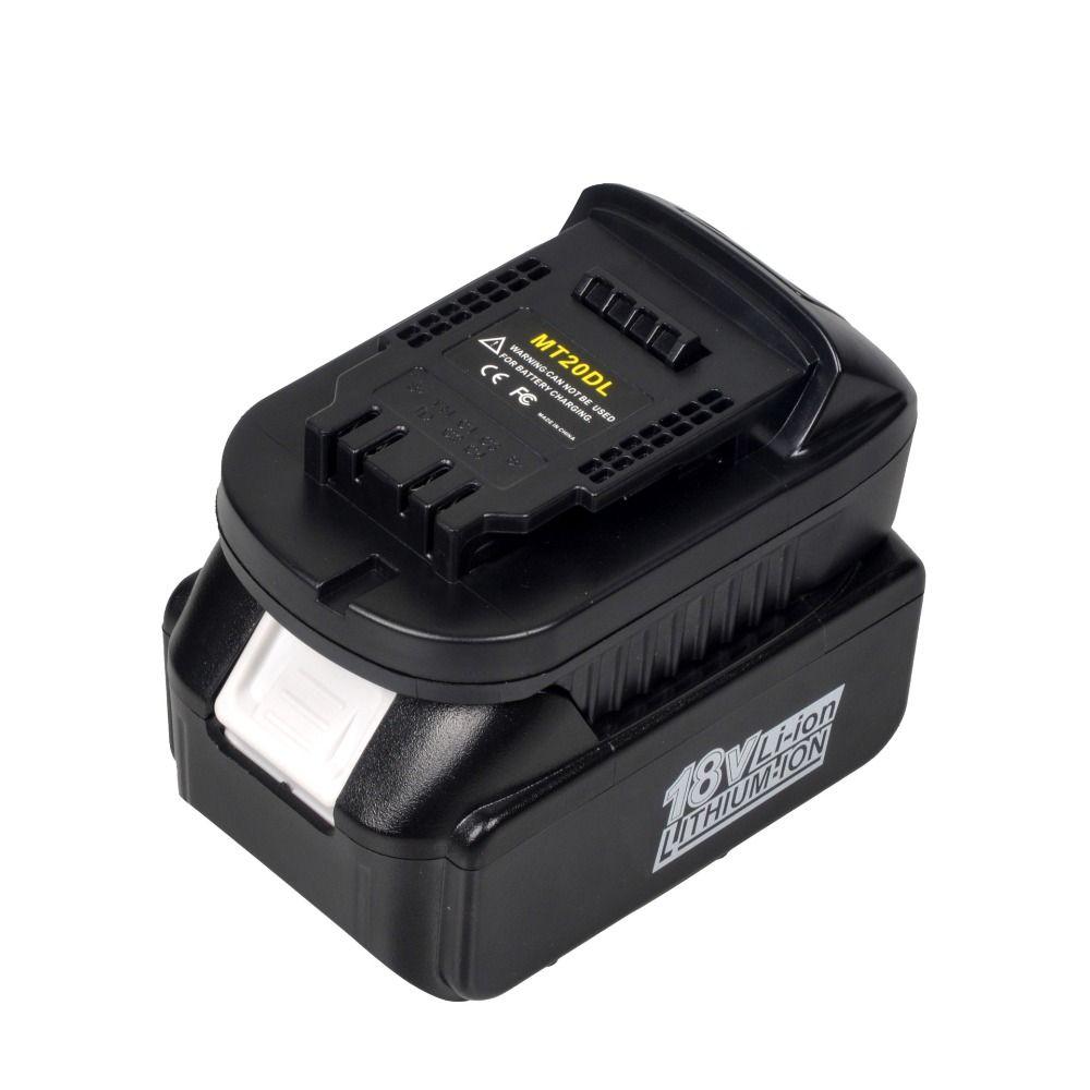 Portable Battery Converter Adapter PC Electric Power Tool for Milwaukee/Dewalt/Makita/Bosch