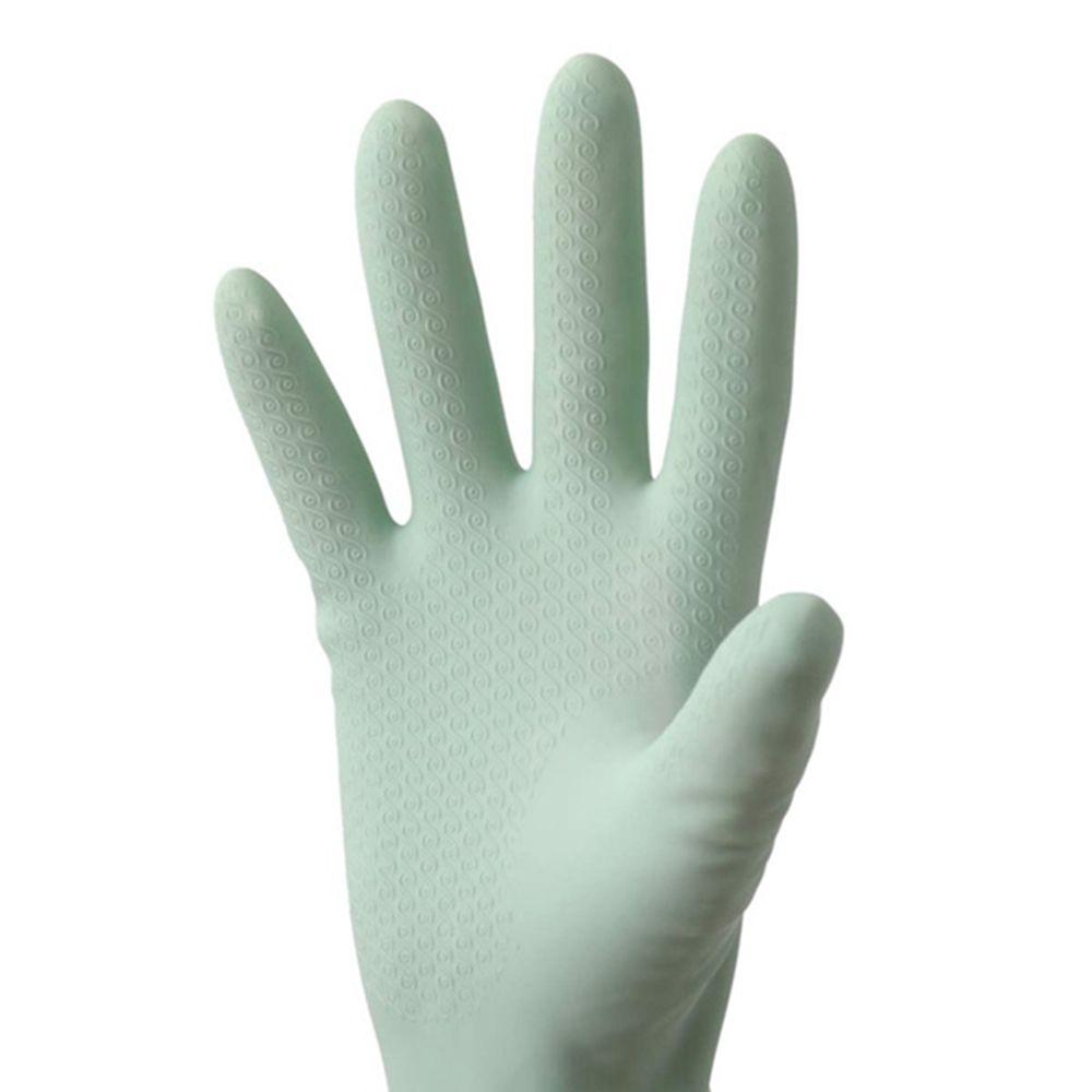 Waterproof Rubber Elastic Band Plush Household Gloves Dishwashing Tools Kitchen Accessories Sleeve