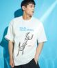 PIGLES Pgs Rope Motif Print T-Shirt (White)