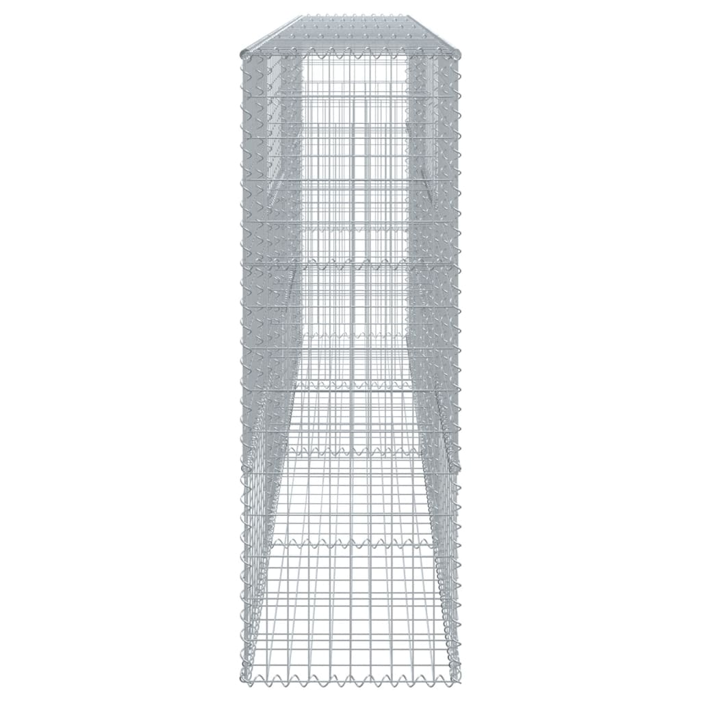 Gabion with Lid 400x50x150 Cm Galvanized Iron
