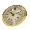 62KD Decorative 78mm Snooze Clock Movement Clock Insert with Arabic or Roman Numerals Round Watch Insert Repair Replacement