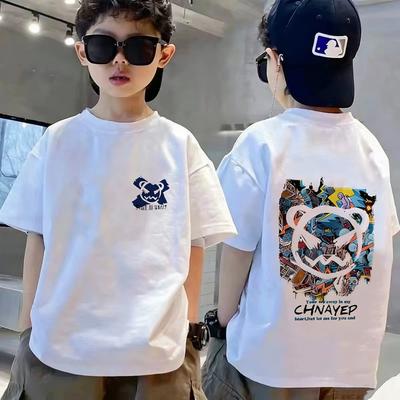 Children's T-shirt Short Sleeved Cool Cartoon Comfortable Printed Boy's T-shirt