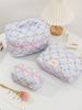 Simple Fresh Makeup Bag Large Capacity Multifunctional Cosmetic Storage Bag Portable Travel Toiletry Pouch for Cosmetics Brushes Toiletries Daily Use