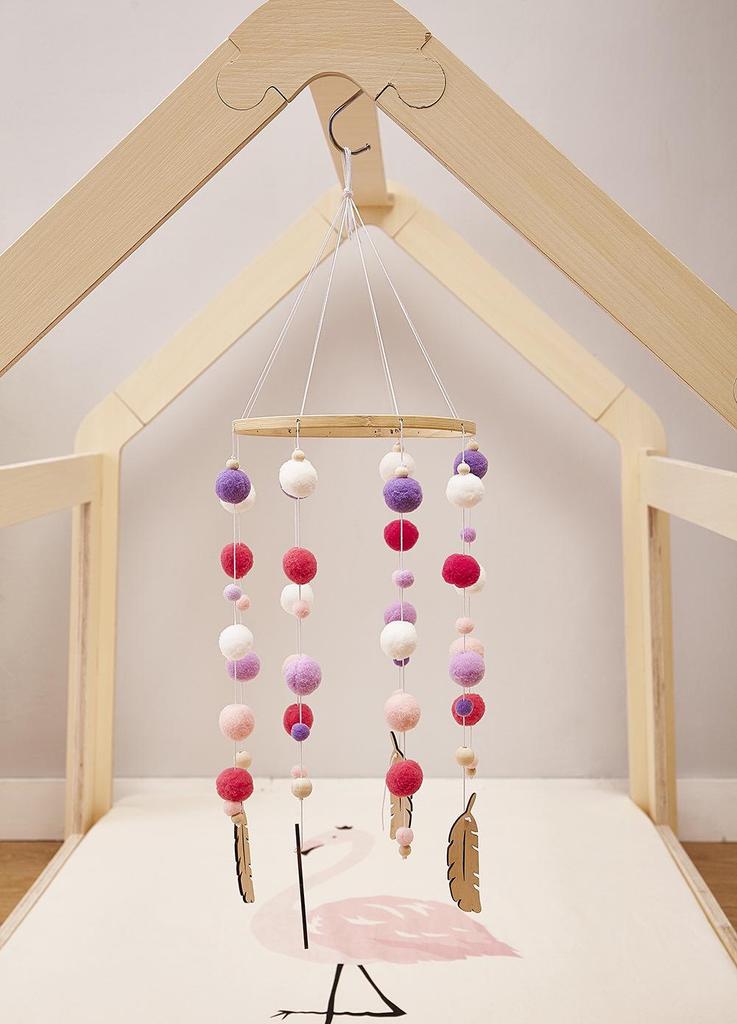 Nordic Tassel Wind Chime: Bedside Bell & Children's Room Decor – Perfect for Living Room, Shop Display, and Photography Props E18.