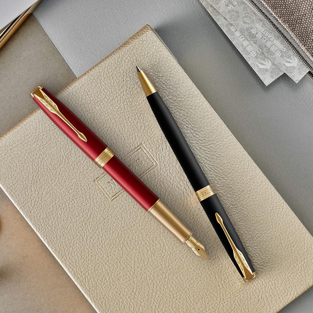 PARKER Parker Ballpoint Pen Oil-based Sonnet Matte Black GT 1950876 Regular Imported