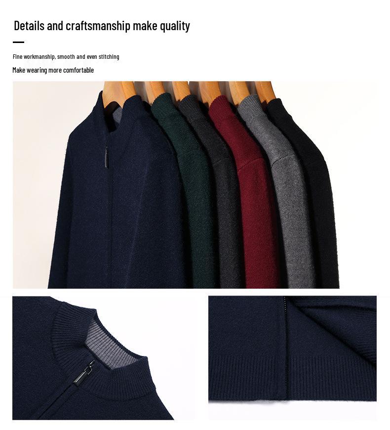 Men's Trendy Knit Cardigan - Autumn/Winter Fashion, Comfortable Casual Sweater Jacket