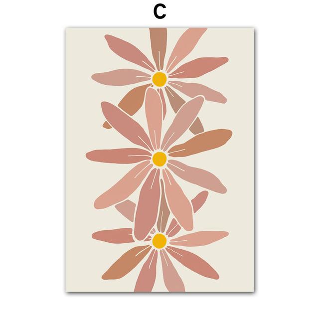 Matisse Wall Art Malba na plátně Severské Plakáty a grafiky Abstraktní nástěnné obrazy pro obývací pokoj Dekor Interior Decor Bez rámu