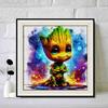 5D DIY Diamond Painting Decorative Q Version Groot Full Round Drill Scenery Diamond Embroidery Cross Stitch Kits Home Decor Gift