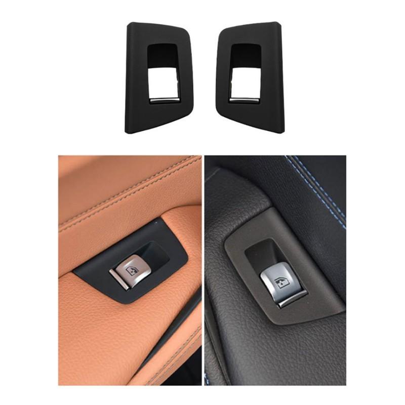 Rear Window Control Switch Cover Lifter Panel For BMW 5 Series G30 Car Glass 2018-