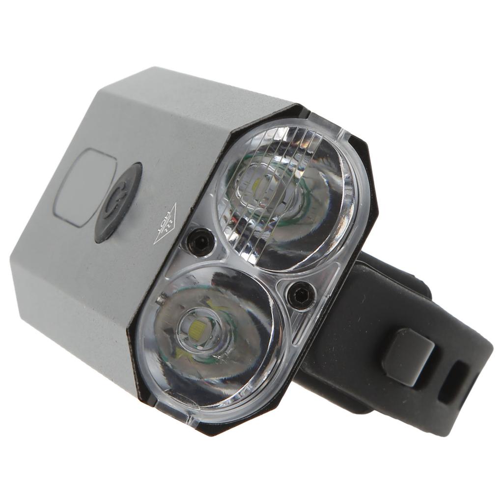 MEROCA Bicycle Headlight USB Rechargeable Bike Front Light Power Display Bicycle Lights for Night Riding