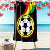 Ghana football Print Beach Towel, Large Soft Quick Dry Towel for Beach Camping Swimming