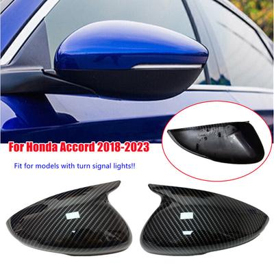 For Honda Accord 2018      Car Replacement Rearview Side Mirror Cover Wing Cap Door Housing Shell Trim