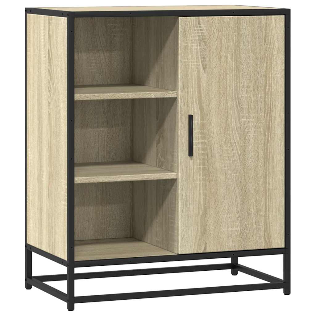 Vidaxl Komoda, Dąb Sonoma, 62X35X76 Cm, Materiał Drewnopochodny