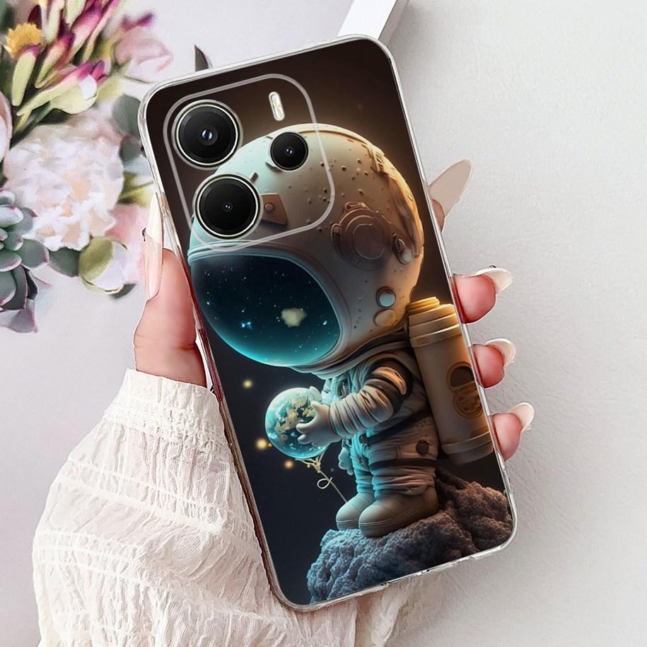 Silicone Case For Xiaomi Redmi Note 14 4G EU 2025 Cover Cool Lion Leopard Dragon Animals Soft Slim Coque For Note14 4G EU Fundas