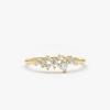 Lnngy 925 Silver Moissanite Ring Wedding Bands for Women Brilliant Lab Diamond Ring Bijoux Bague Fine Jewelry Gift